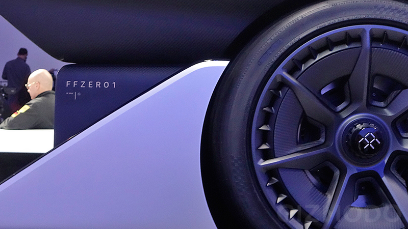 Illustration for article titled Faraday Future Will Challenge Tesla With This Crazy Electric Batmobile Concept